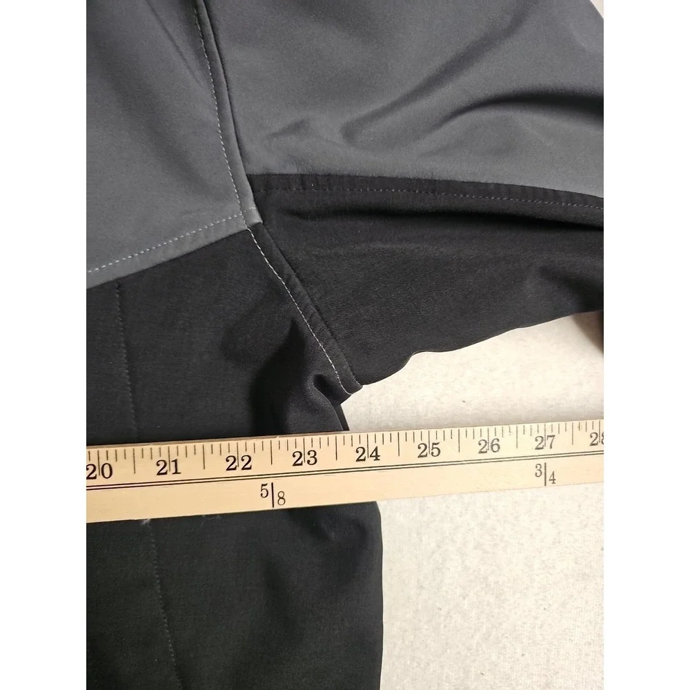 North Face Jacket Mens TKA‎ Stealth Fleece Lined Full Zip Mock Neck Gray Size XL